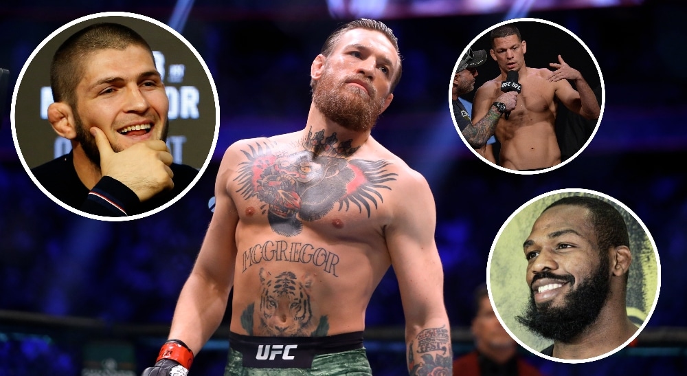 Conor McGregor Khabib Nurmagomedov Nate Diaz Jon Jones Foto USA TODAY Sports