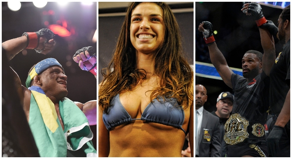 Gilbert Burns Mackenzie Dern Tyron Woodley Foto USA TODAY Sports _ LFA