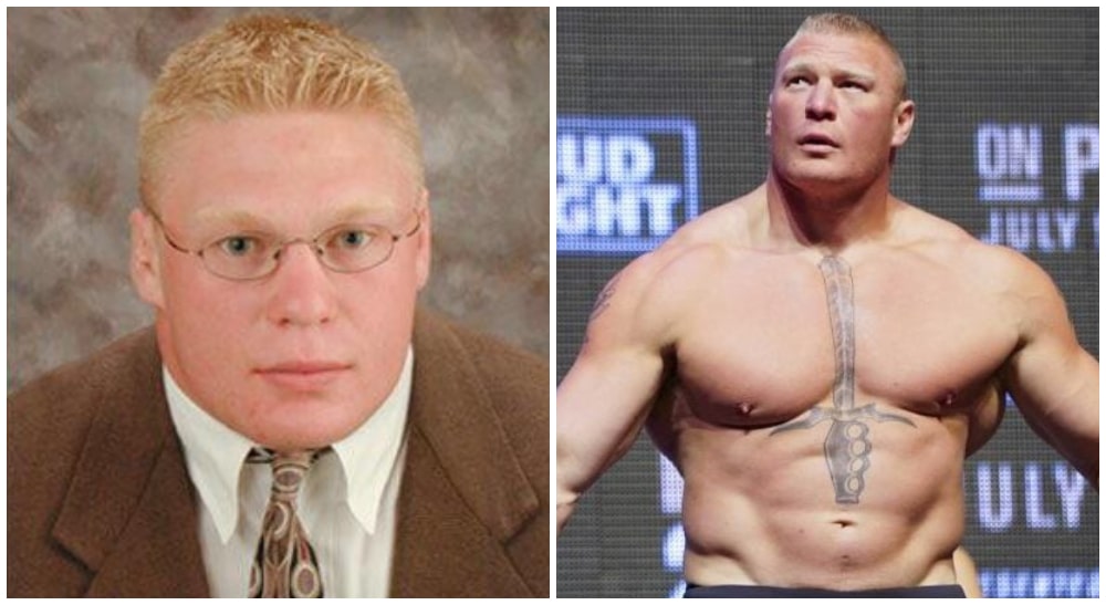 Tidigare UFC-mästaren Brock Lesnar som ung