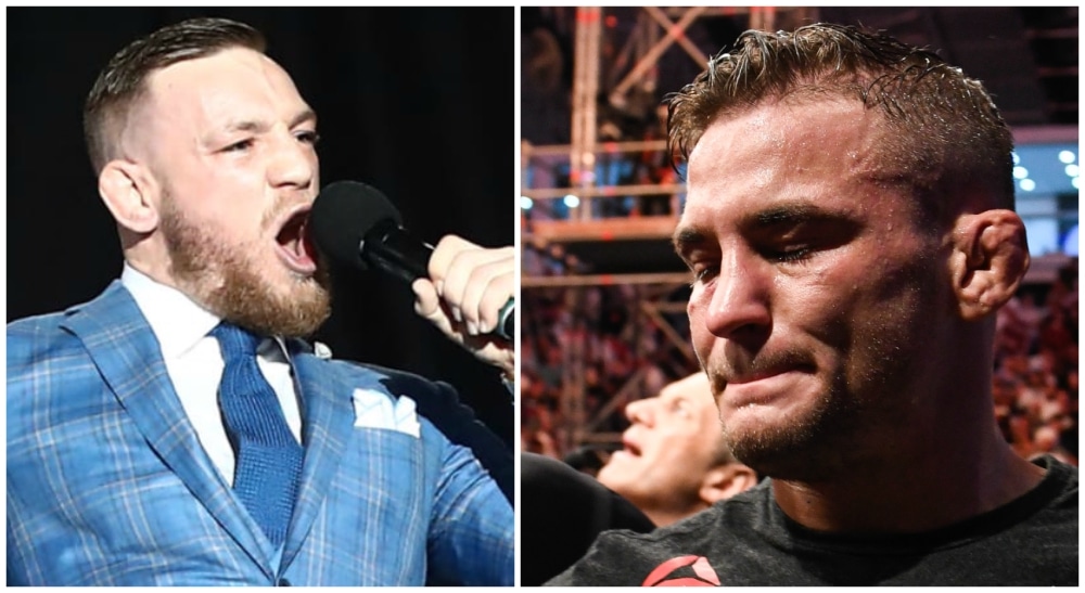 Conor McGregor Dustin Poirier UFC MMA