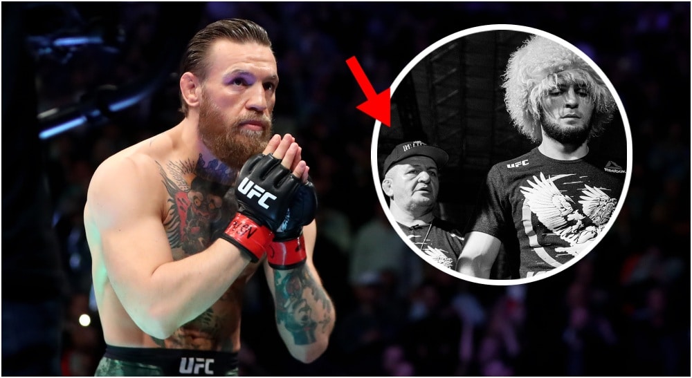 Conor McGregor Khabib Nurmagomedov Khabibs pappa Abdulmanap (© Mark J. Rebilas-USA TODAY Sports)