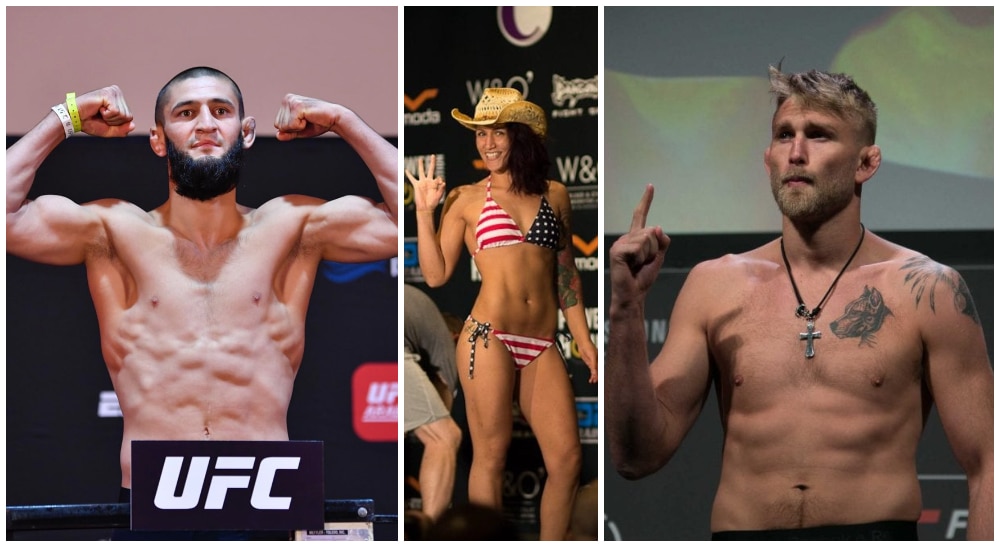 Khamzat Chimaev Pannie Kianzad Alexander Gustafsson Foto UFC _ MMAnytt