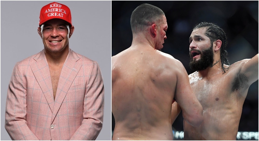 Colby Covington, Nate Diaz, Jorge Masvidal (© Sarah Stier-USA TODAY Sports)