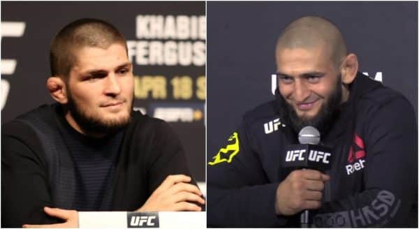 Khabib Nurmagomedov, Khamzat Chimaev (Instagram)