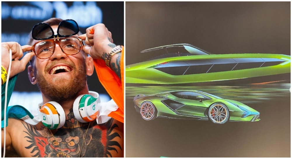 Conor McGregor lyxbat Lamborghini UFC MMA