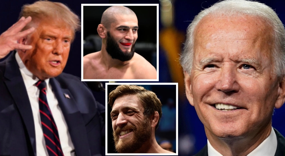 Khamzat Chimaev Donald Trump Joe Biden Gerald meerschaert