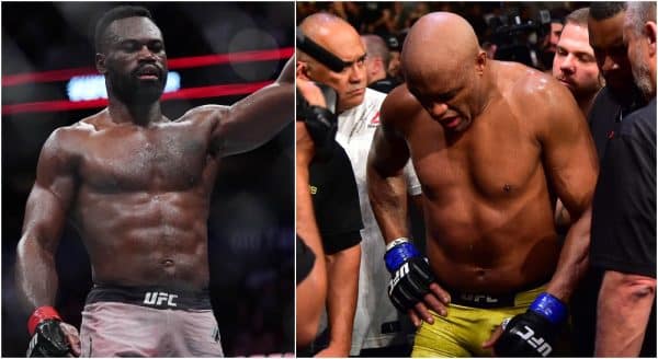 UFC resultat: Uriah Hall, Anderson Silva (© Jason Silva & © Kyle Terada-USA TODAY Sports)