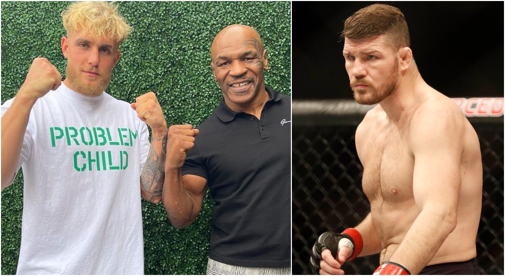 Michael Bisping Jake Paul (IG_ jakepaul + © David McIntyre-USA TODAY Sports)