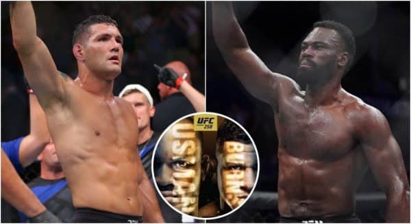 Chris Weidman Uriah Hall (© Brad Penner, © Kyle Terada-USA TODAY Sports