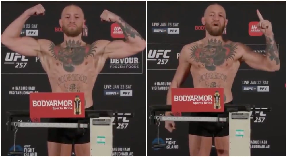 Conor McGregor Dustin Poirier UFC 257