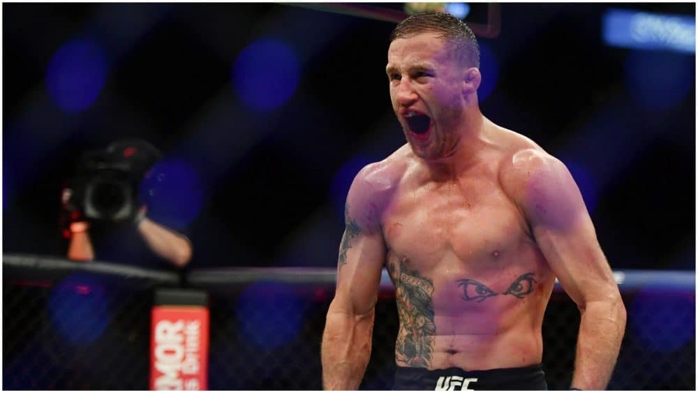 Justin Gaethje (© Jasen Vinlove-USA TODAY Sports)