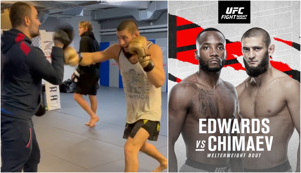 Khamzat chimaev leon edwards