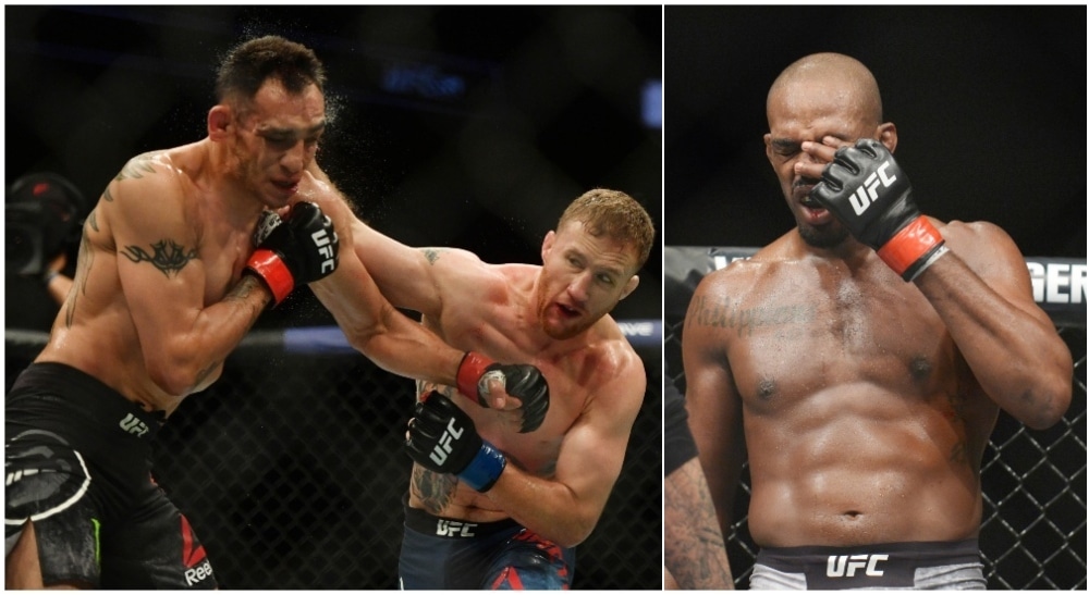 Tony Ferguson © Jasen Vinlove-USA TODAY Sports – Jon Jones © Gary A. Vasquez-USA TODAY Sports