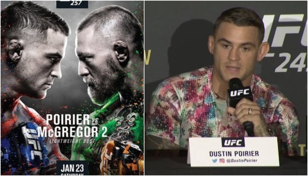 dustin poirier ufc 257 presskonferens