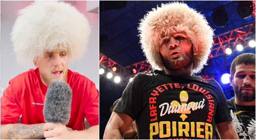 Jake Paul Khabib Nurmagomedov (© Per Haljestam-USA TODAY Sports)