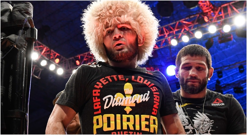 Khabib Nurmagomedov (© Per Haljestam-USA TODAY Sports)