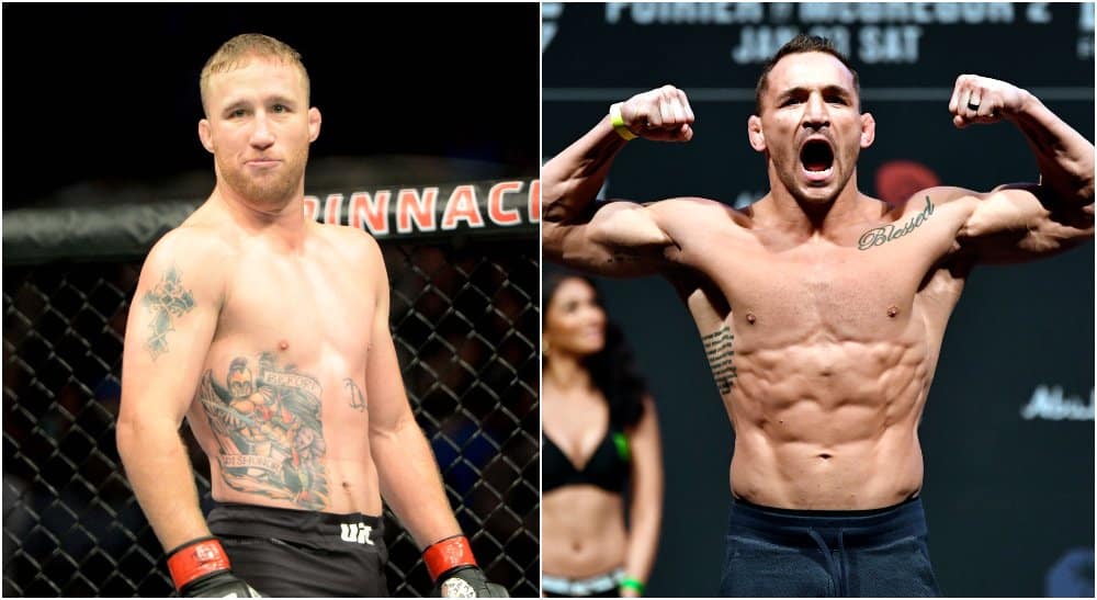 Justin gaethje Michael Chandler, © Steven Branscombe, Jeff Bottari, US Sport TODAY