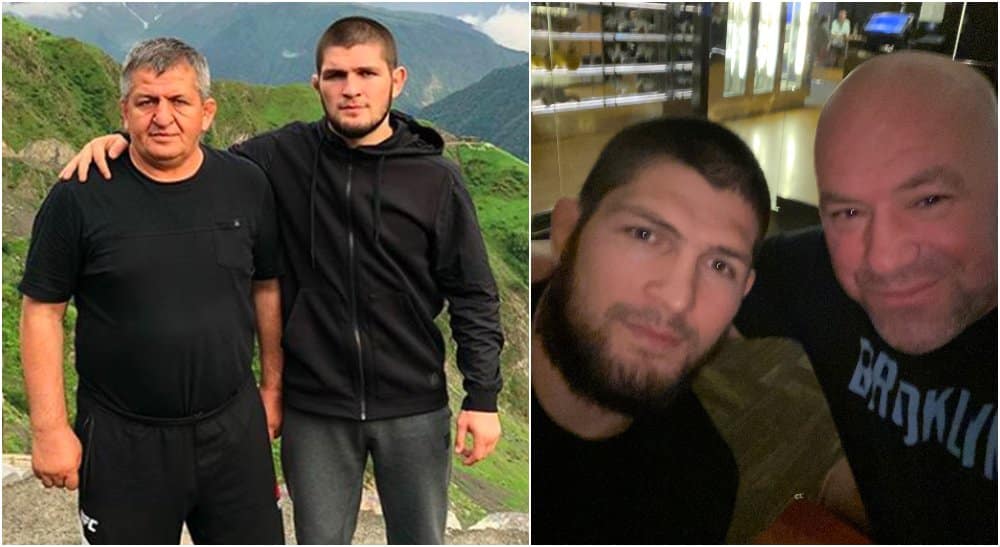 Khabib Nurmagomedov Dana White