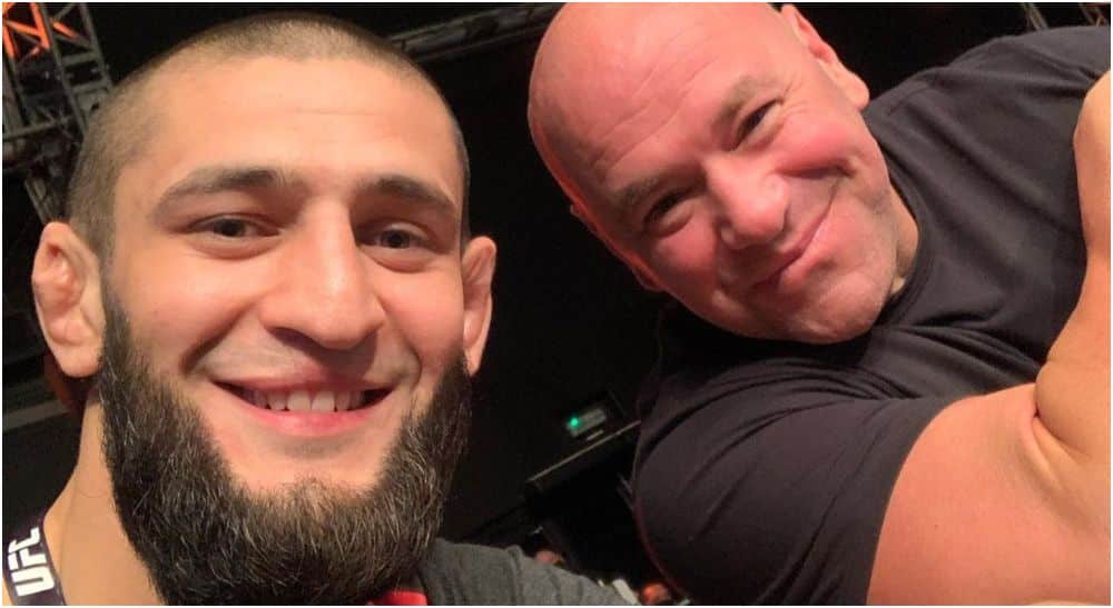 Khamzat Chimaev, Dana White