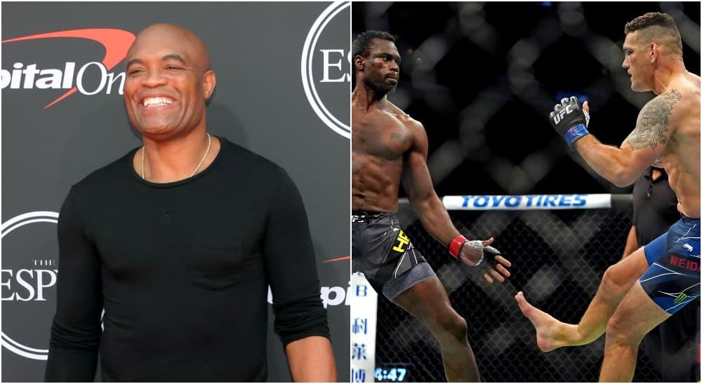 Anderson SIlva, Uriah Hall, Chris Weidman, © Kirby Lee, Jasen Vinlove, US Sport TODAY