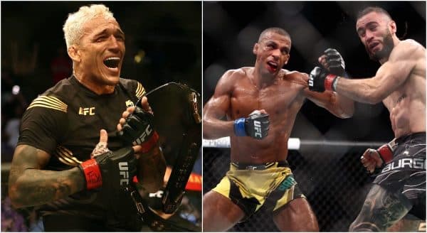 Charles Oliveira Edson Barboza Shane Burgos (© Troy Taormina-USA TODAY Sports)