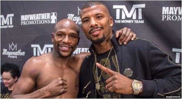 Badou Jack Floyd Mayweather (Instagram @BadouJack)