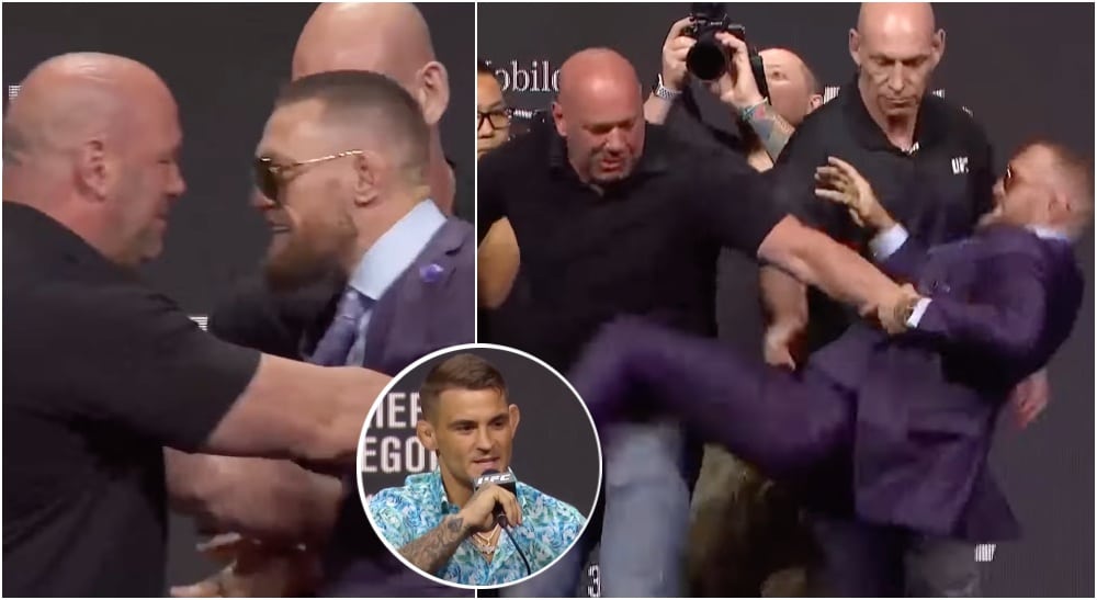 Conor McGregor Dustin Poirier UFC 264 (UFC Screenshot MMAnytt)