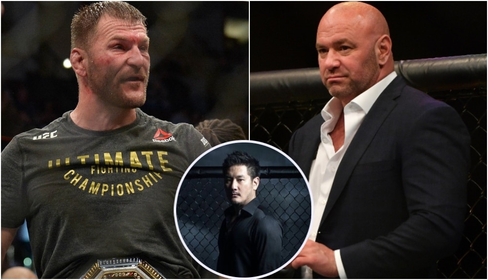 Stipe Miocic Dana White Chatri