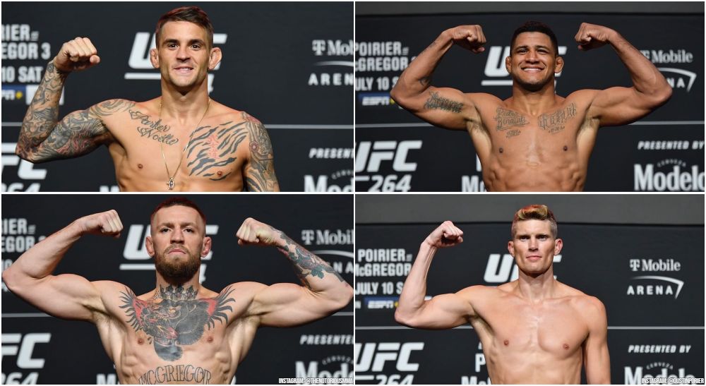 UFC 264, Conor McGregor, Dustin Poirier, GIlbert Burns, Stephen Thompson