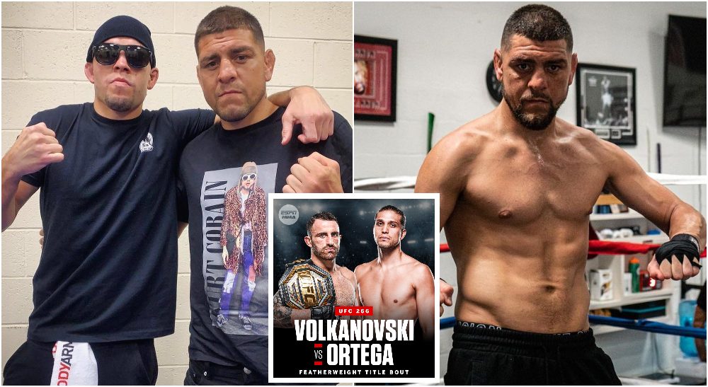 UFC 266 Nick Diaz Nate Diaz MMAnytt (Instagram @NickDiaz209