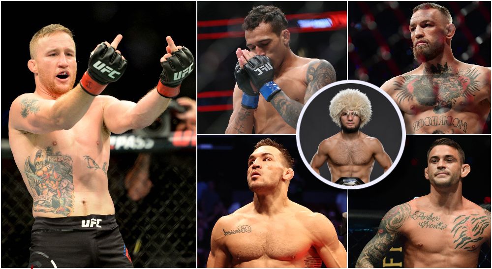 Justin Gaethje Michael Chandler Conor McGregor Khabib (USA Today Sports)