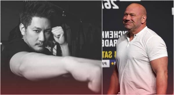 Dana White Chatri Sityodtong (Instagram @YodChatri + USA Today Sports)