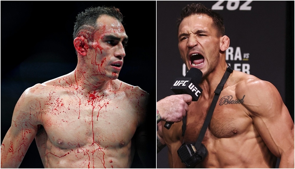 Tony Ferguson Michael CHandler. Foto_ © Troy Taormina, Stephen R. Sylvanie -USA TODAY Sports