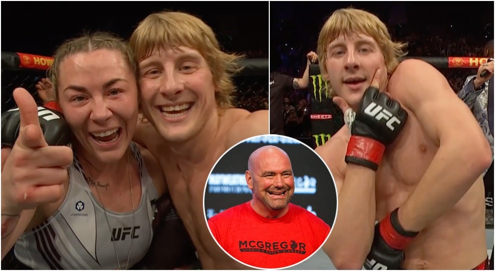 UFC Dana White Paddy Pimblett Molly McCann UFC London