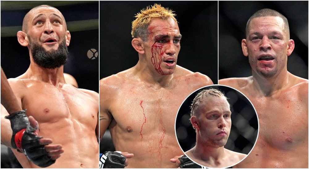 Khamzat Chimaev Nate Diaz Anton Turkalj Tony UFC MMA MMAnytt (© Joe Camporeale-USA TODAY Sports)