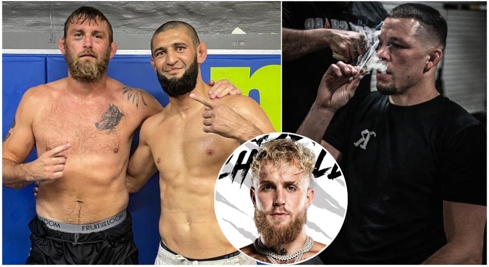 Nate Diaz Khamzat Chimaev Jake Paul