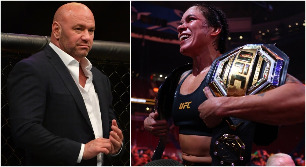 Amanda Nunes Dana White UFC MMA MMAnytt (© Sergei Belski-USA TODAY Sports)