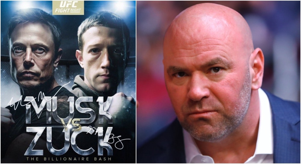 Elon Musk Mark Zuckerberg Dana White UFC MMA MMAnytt (1)