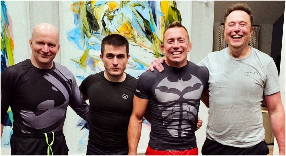 Elon Musk Georges St-Pierre Lex Fridman John Danaher