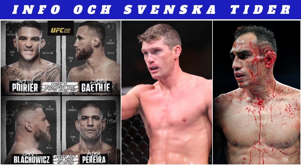 UFC 281 MMAnytt MMA Dustin Poirier Justin Gaethje Jan Blachowicz Alex Pereira