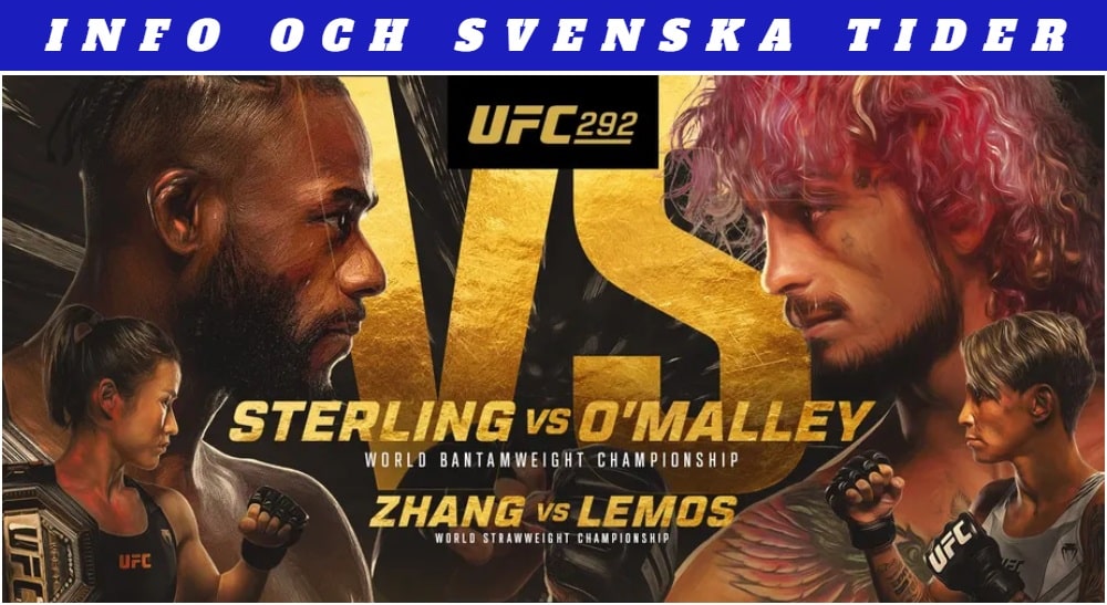 UFC 292 Aljamain Sterling Sean O'Malley Zhang Weili Amanda Lemos