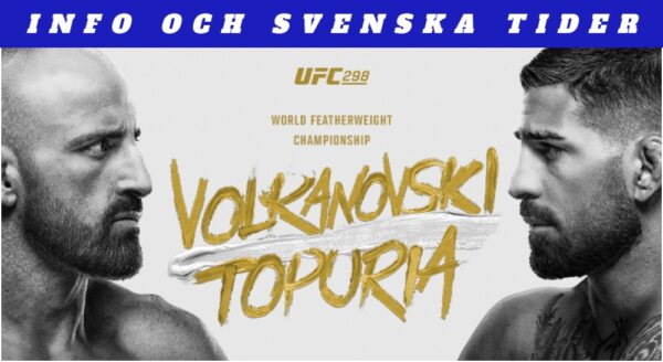 UFC 298 Alexander Volkanovski Ilia Topuria