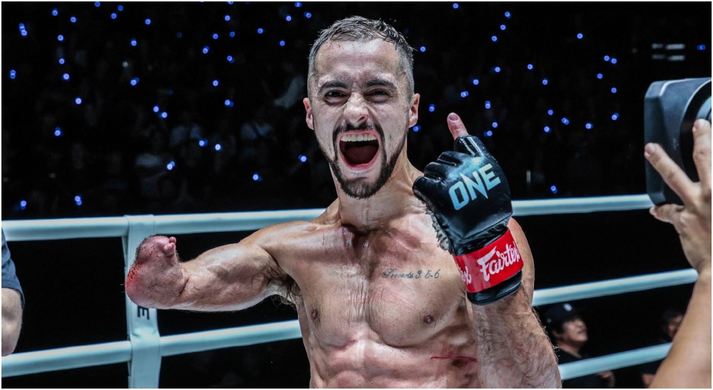 The one-handed fighter BRILLIANT in his ONE Championship debut