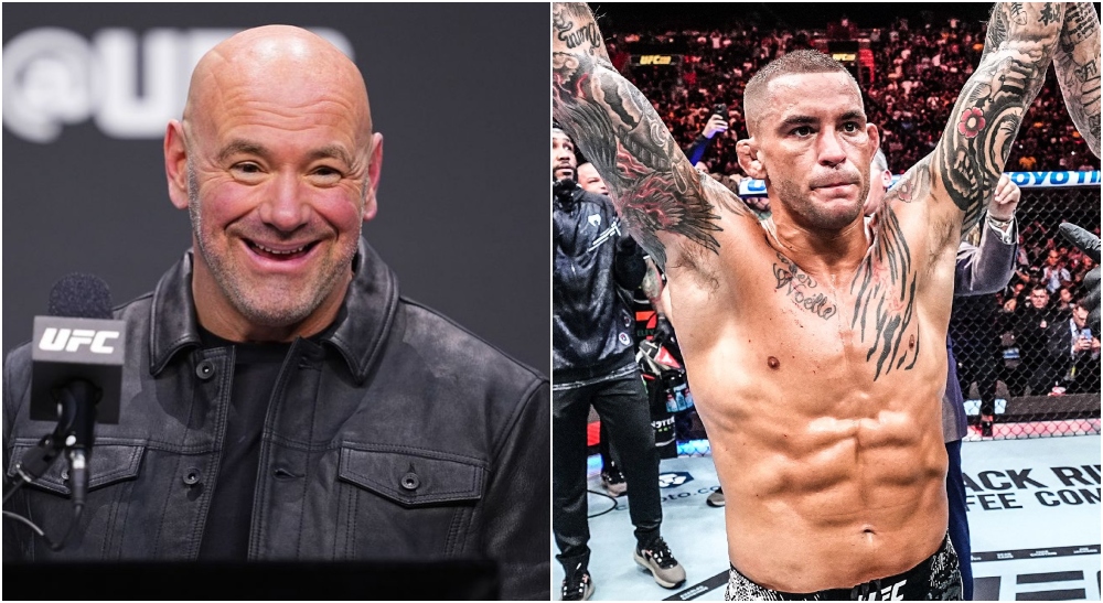 Dana White and Dustin Poirier