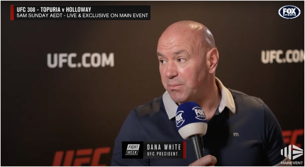 Dana White om Whittaker vs Khamzat - "ENORM MATCH"