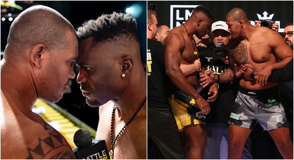 PFL: Francis Ngannou och Renan Ferreira möts öga mot öga - MMAnytt - 1000x547