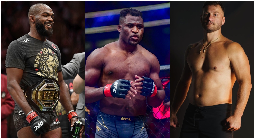 MMA News - Francis-Ngannou-forutspar-Jon-Jones-vs-Stipe-Miocic-MMAnytt-1000x547-1