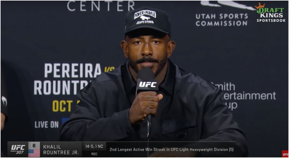 Khalil Rountree fortydligar sin matchplan infor UFC 307