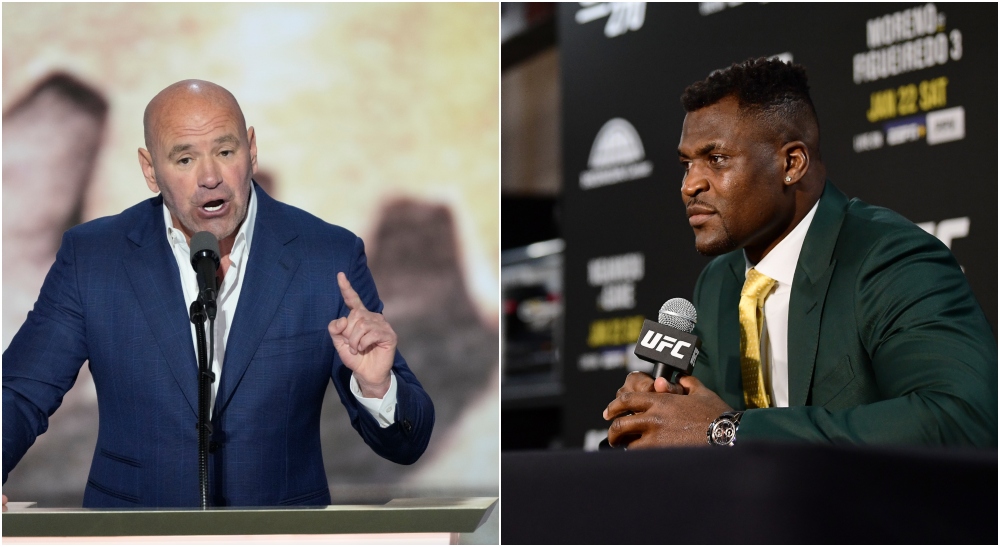 Dana White och Francis Ngannou