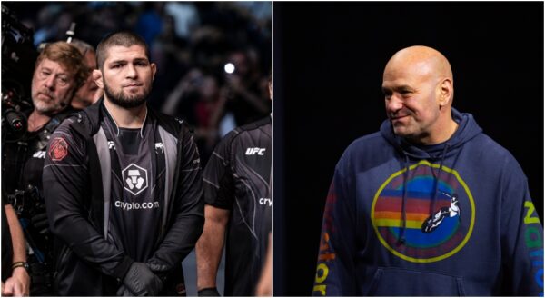 Khabib och Dana.